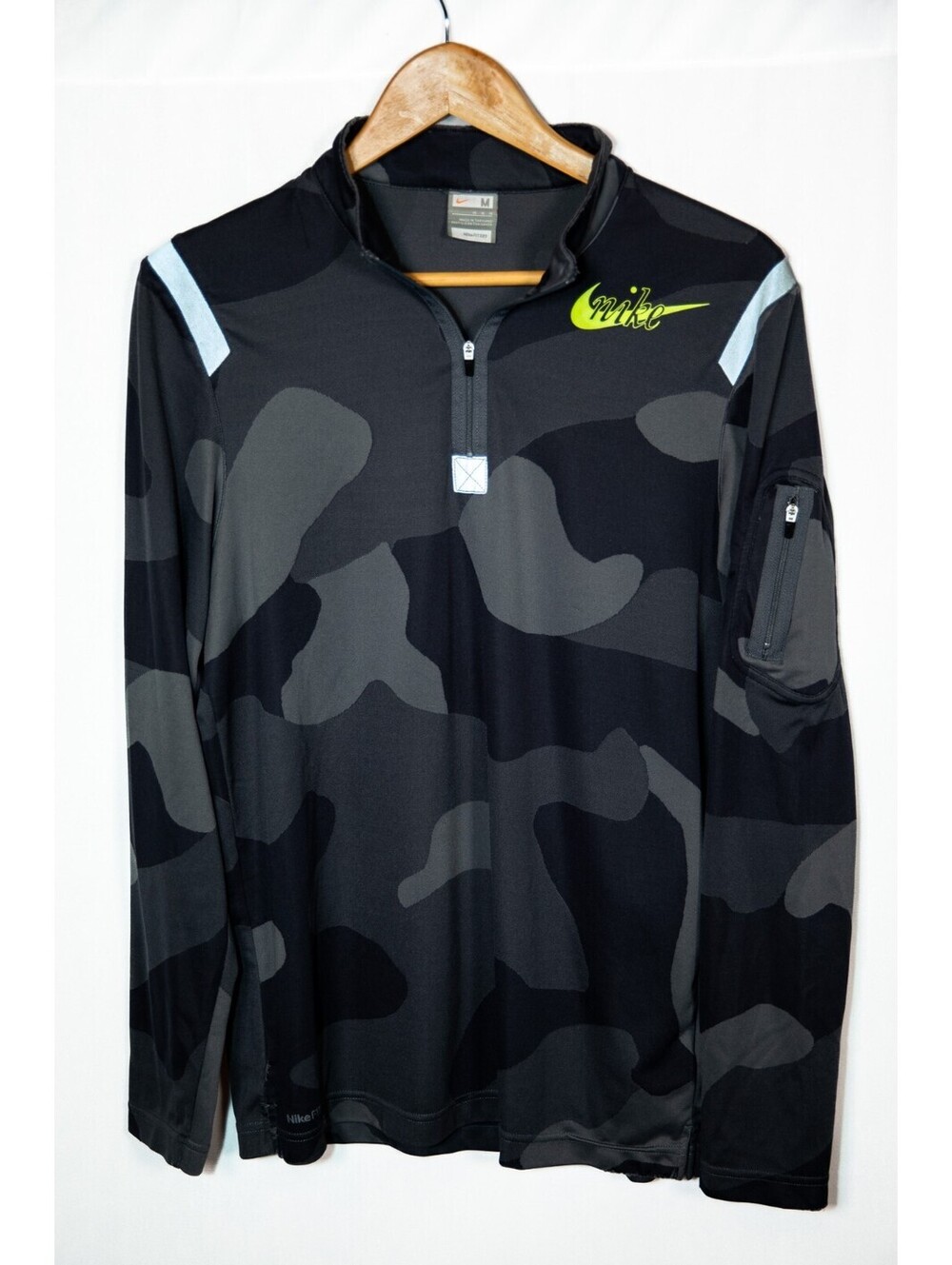 Nike Dri-FIT Prefontaine Camouflage Pullover Mens Running Camo Run - Men's M
